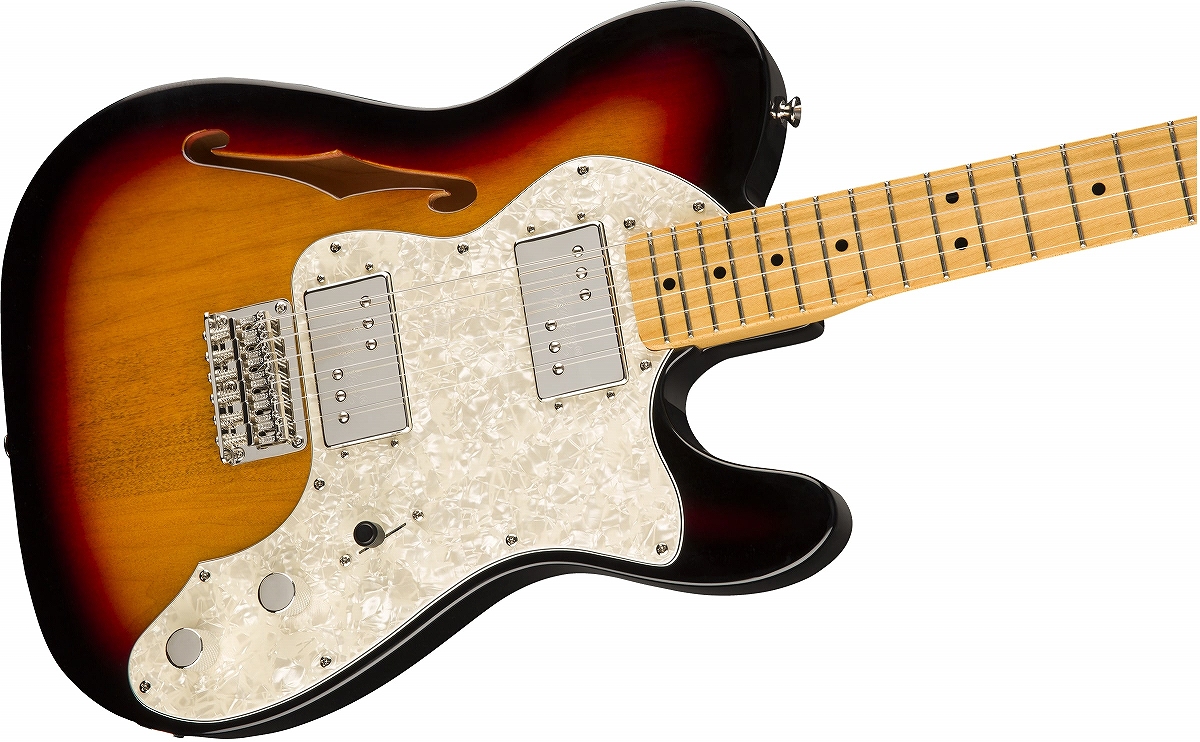 Squier / Classic Vibe 70s Telecaster Thinline Maple Fingerboard 3-Color  Sunburst エレキギター