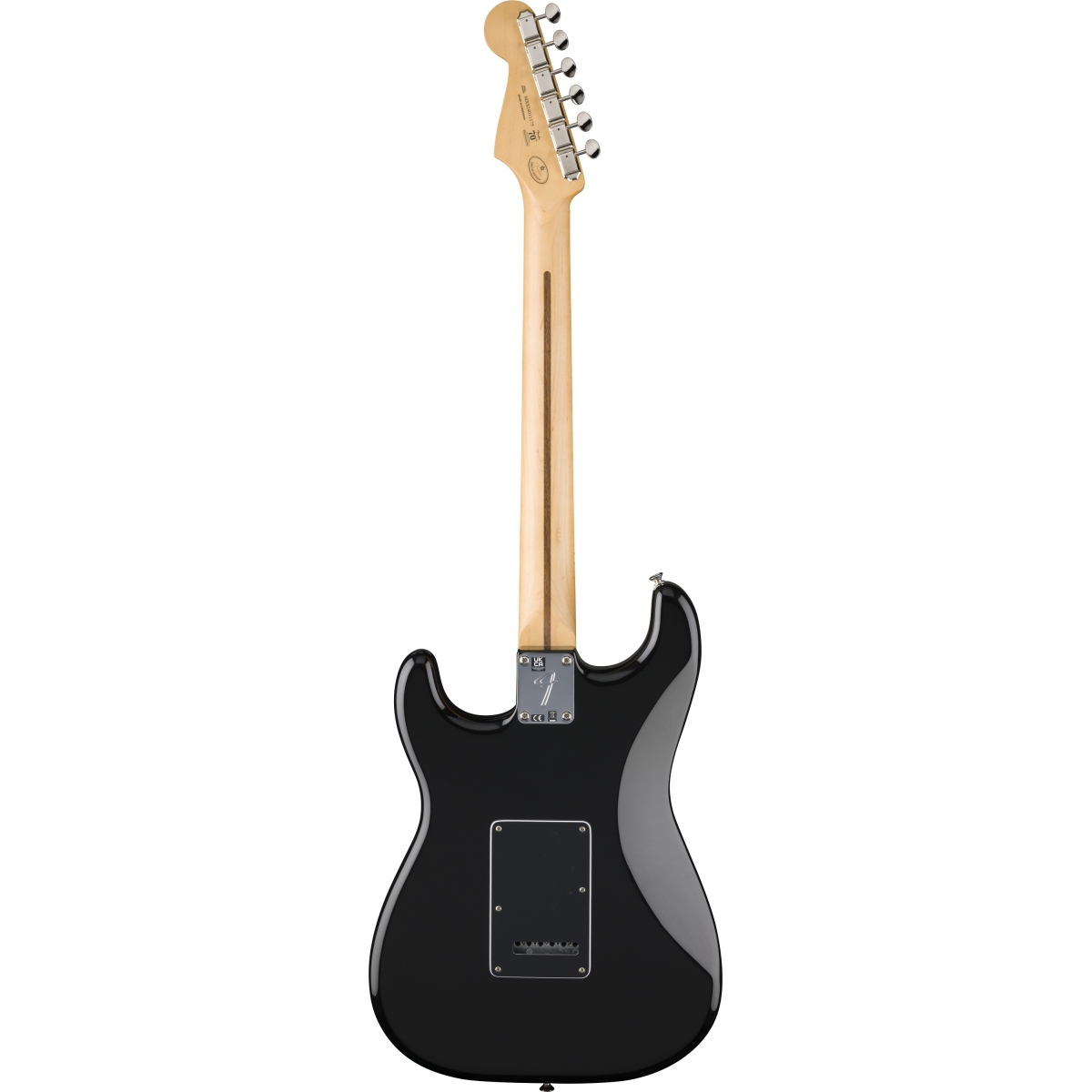Fender エレキギター ブラック Fender】サテンブラックフィニッシュとレッドメタルロゴが特徴的