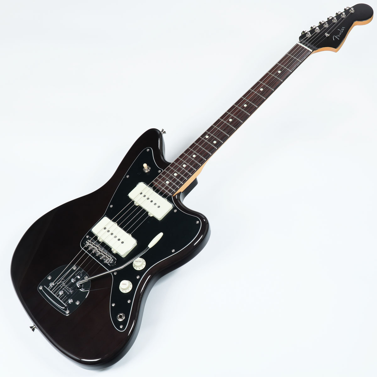 ギター Fender FSR Jazzmaster Alder Trans Black Fender / FSR Collection Hybrid II Jazzmaster Alder Trans