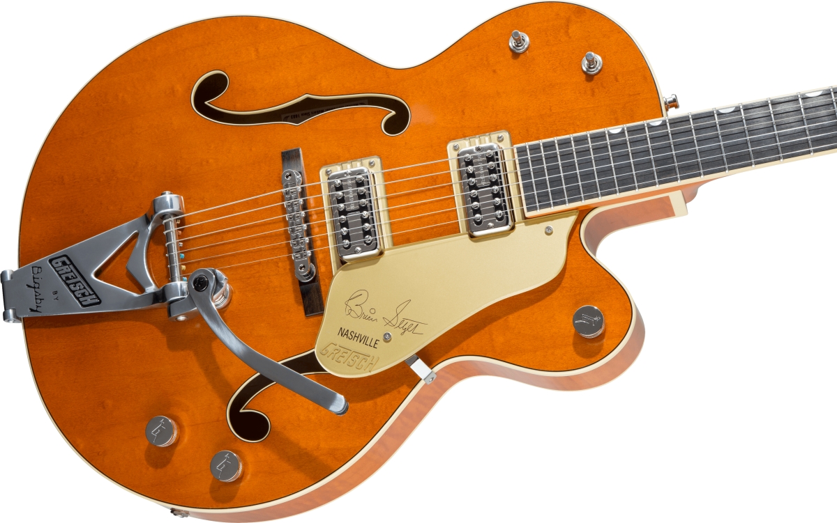 Gretsch G6120W-エレキギター オレンジ/ウエスタン-カントリー GRETSCH Gretsch G6120 Eddie Cochran Signature Hollow Body