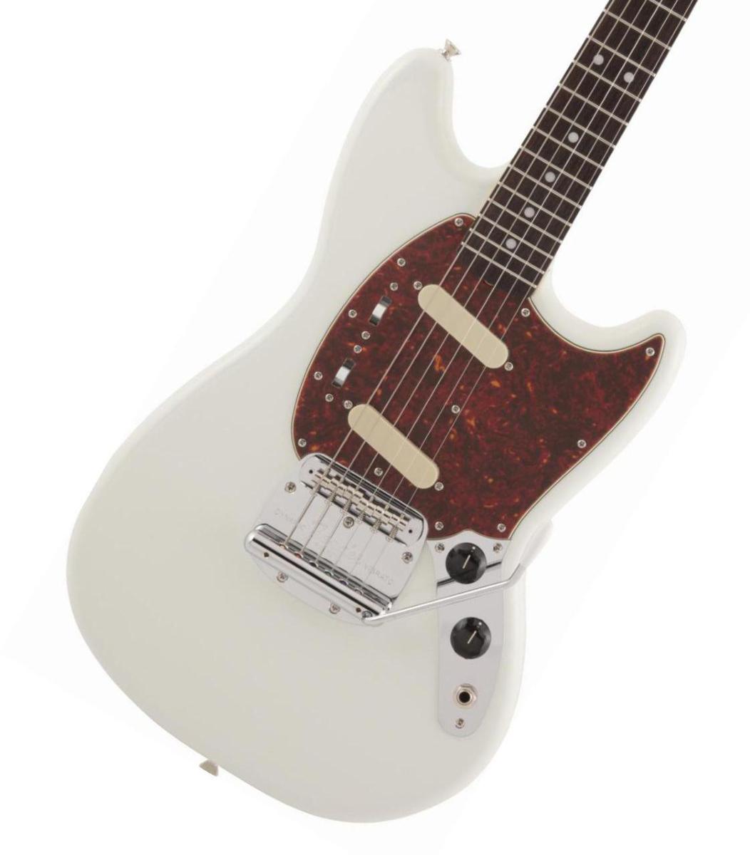 Made in Japan Traditional 60s Mustang Rosewood Fingerboard Olympic White