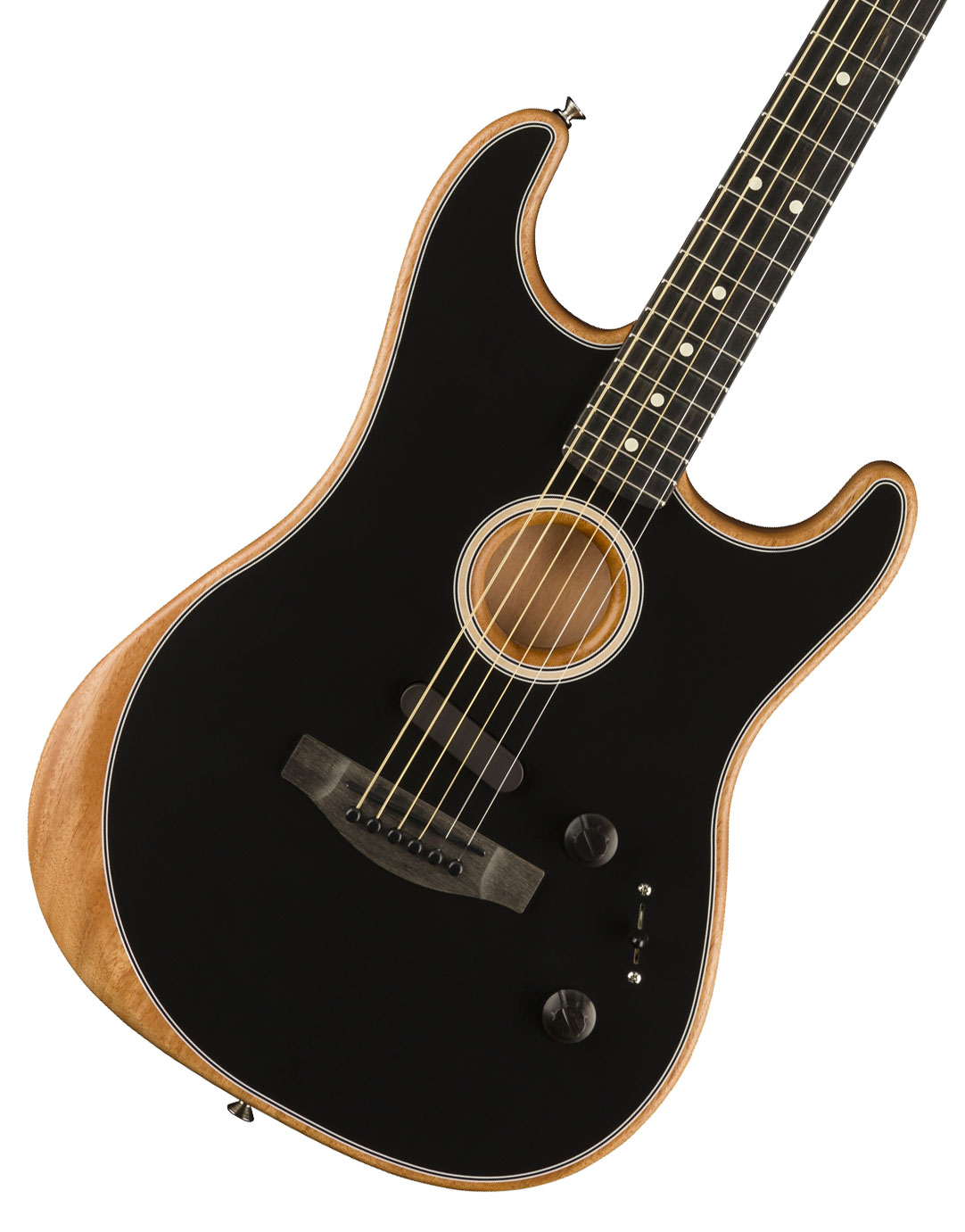 Fender / American Acoustasonic STRATOCASTER Black フェンダー アコスタソニック | イシバシ楽器