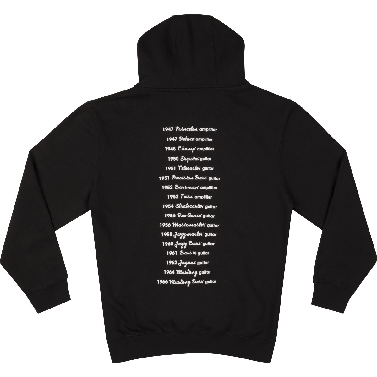 Fender / Fender Logo Date Back Hoodie Black L-size