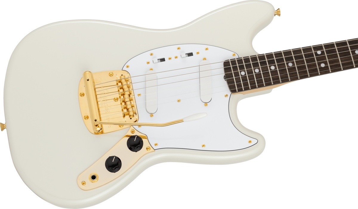 Fender Mustang エレキギター クリーム　ジャンク品 Squier by Fender SONIC MUSTANG Maple Fingerboard White
