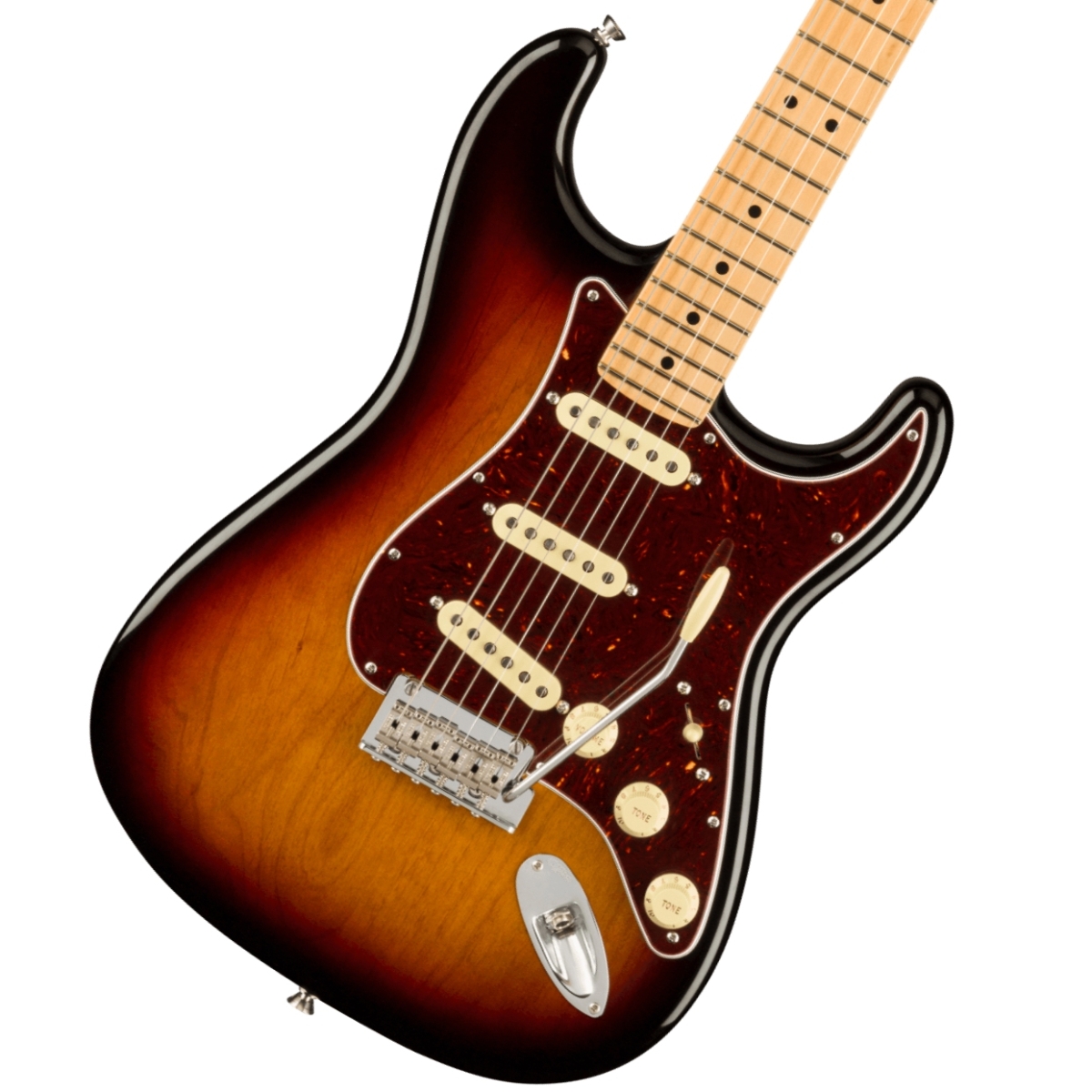 Stratocaster　Sunburst　Fender/　3-Color　Fingerboard　イシバシ楽器　American　II　Professional　Maple