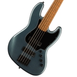 Squier / Contemporary Active Jazz Bass HH V Roasted Maple Fingerboard Black Pickguard Gunmetal Metallic 磻䡼