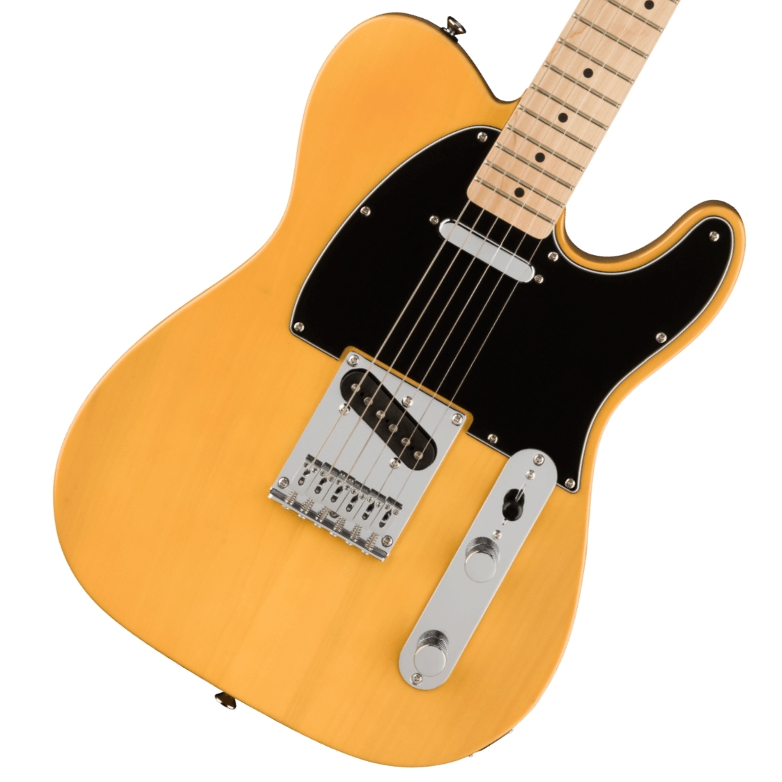 Squier by Fender / Affinity Series Telecaster Maple Fingerboard Black  Pickguard Butterscotch Blonde エレキギター