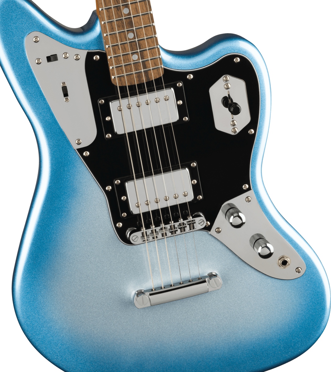 Squier/Contemporary Jaguar HH ST Laurel Fingerboard Black Pickguard Sk 