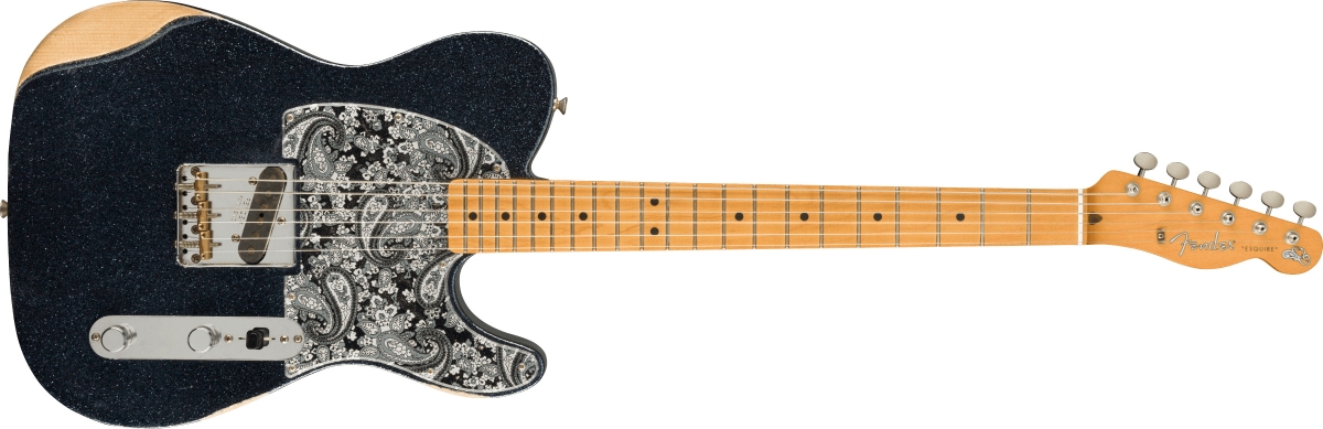 Brad Paisley Esquire Maple Black Sparkle