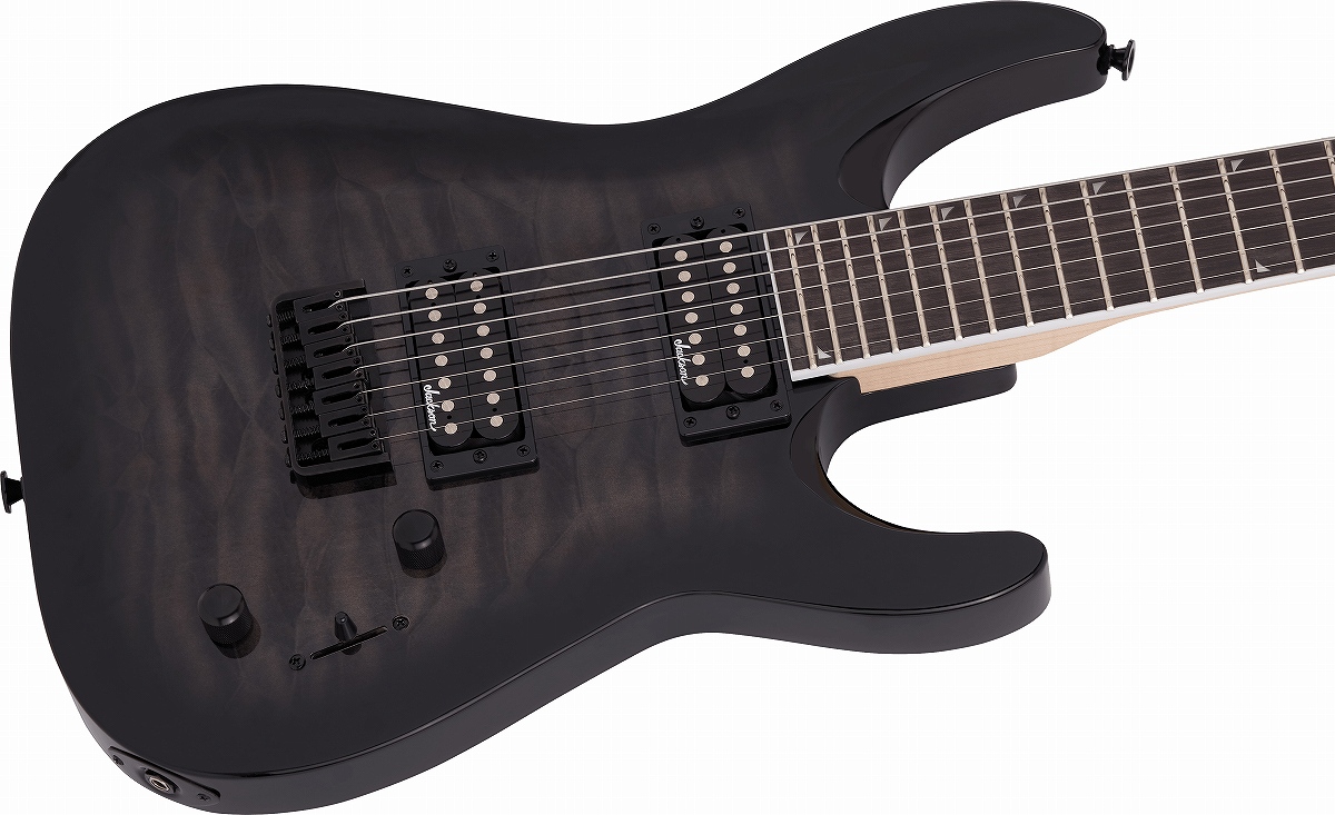 エレキギター 黒 3ピックアップ、ジャンク Jackson USA】American SeriesよりEMGピックアップを搭載した