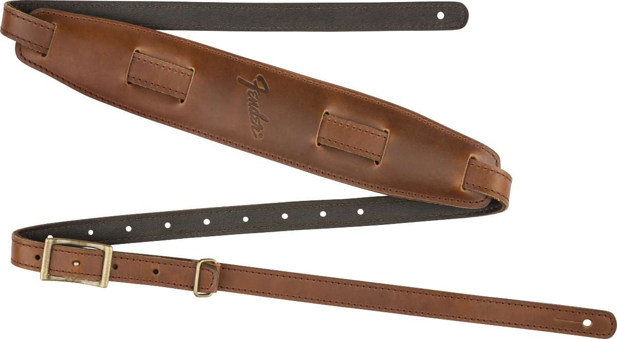 Fender / Mustang Saddle Strap Cognac フェンダー【本革