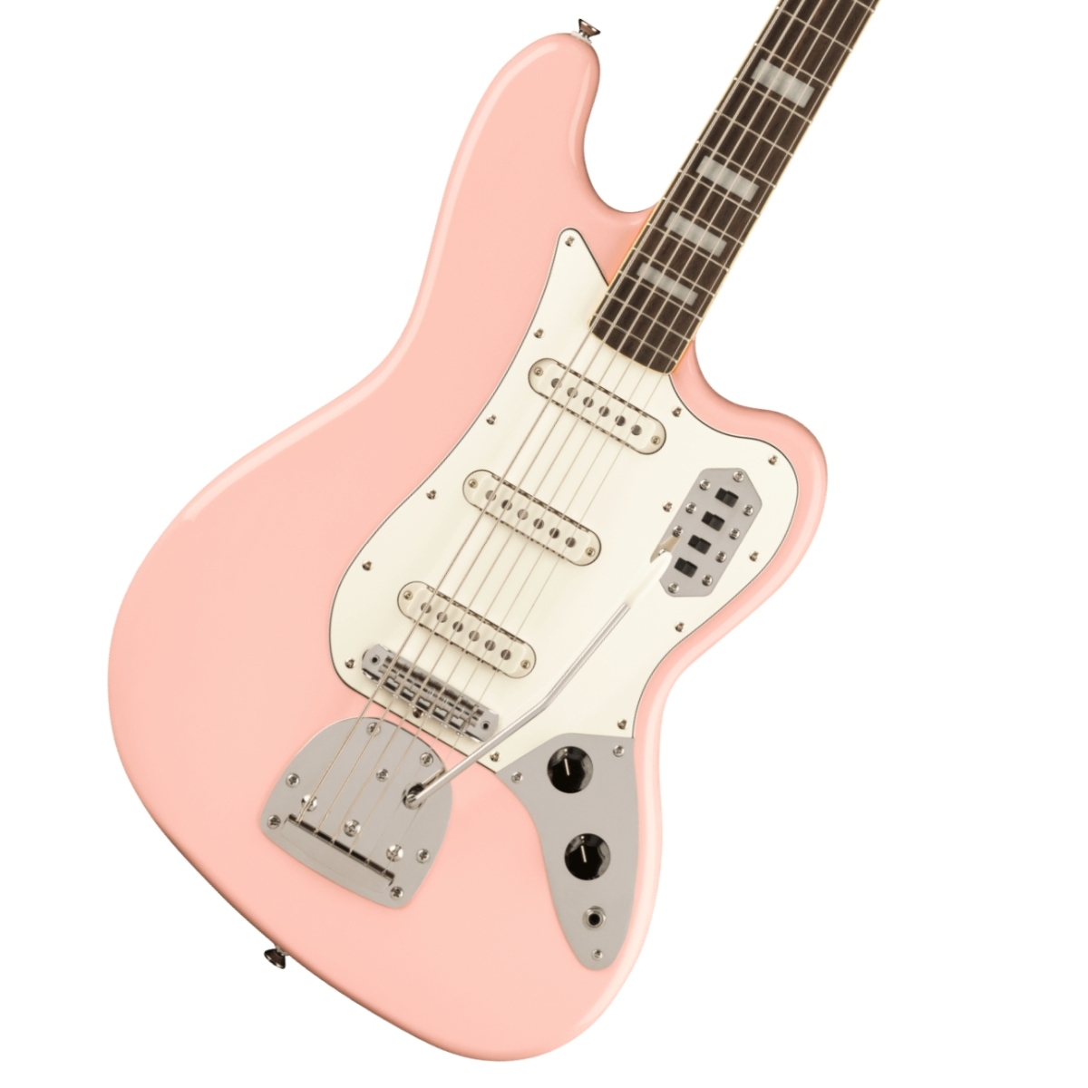 Squier by Fender / FSR Classic Vibe Bass VI Laurel Fingerboard Parchment  Pickguard Matching Headstock Shell Pink フェンダー
