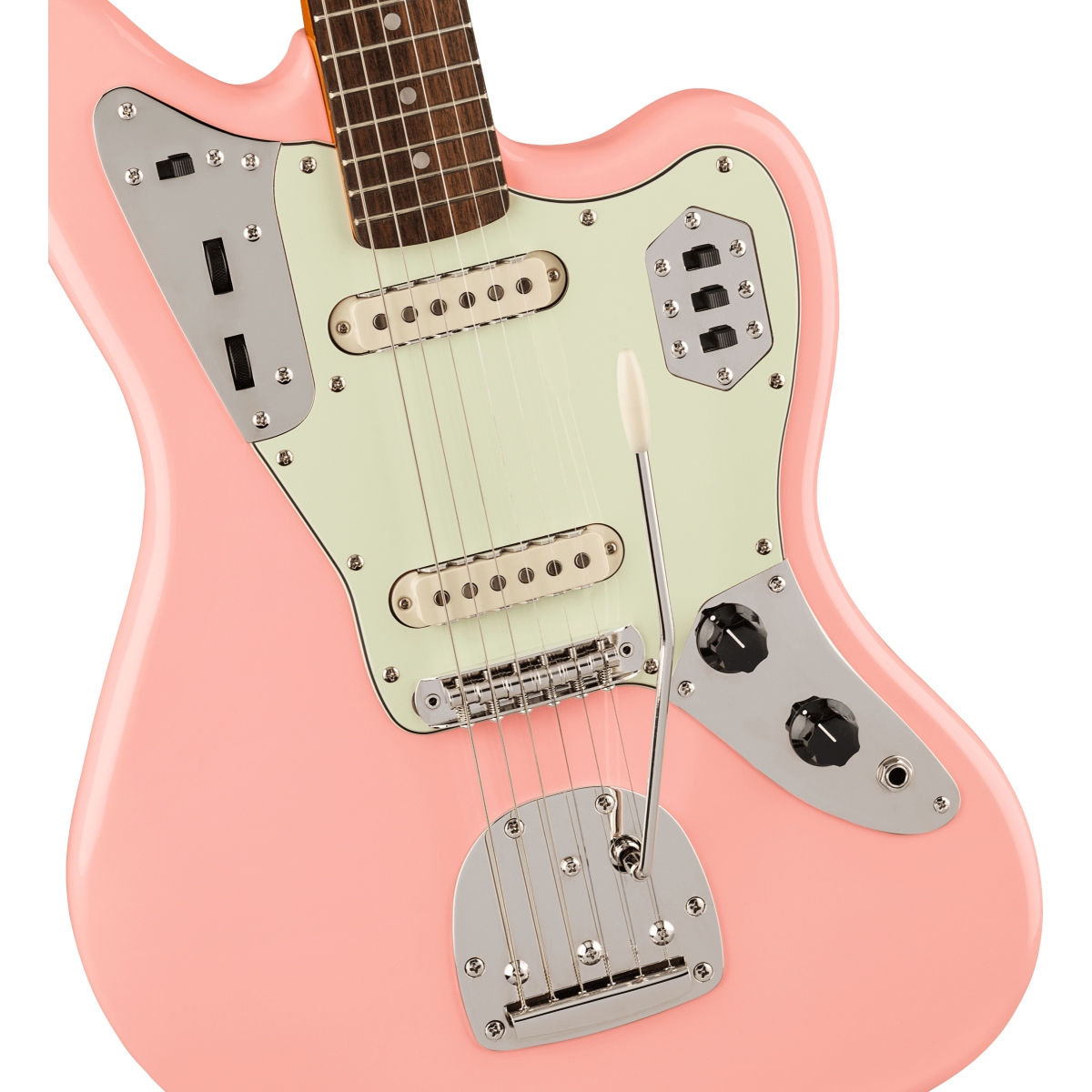FSR　Vibe　Fingerboard　Pink　フェンダー【渋谷店】-　Bass　Matching　Fender　Laurel　Parchment　Headstock　Pickguard　Classic　Squier　VI　by　Shell