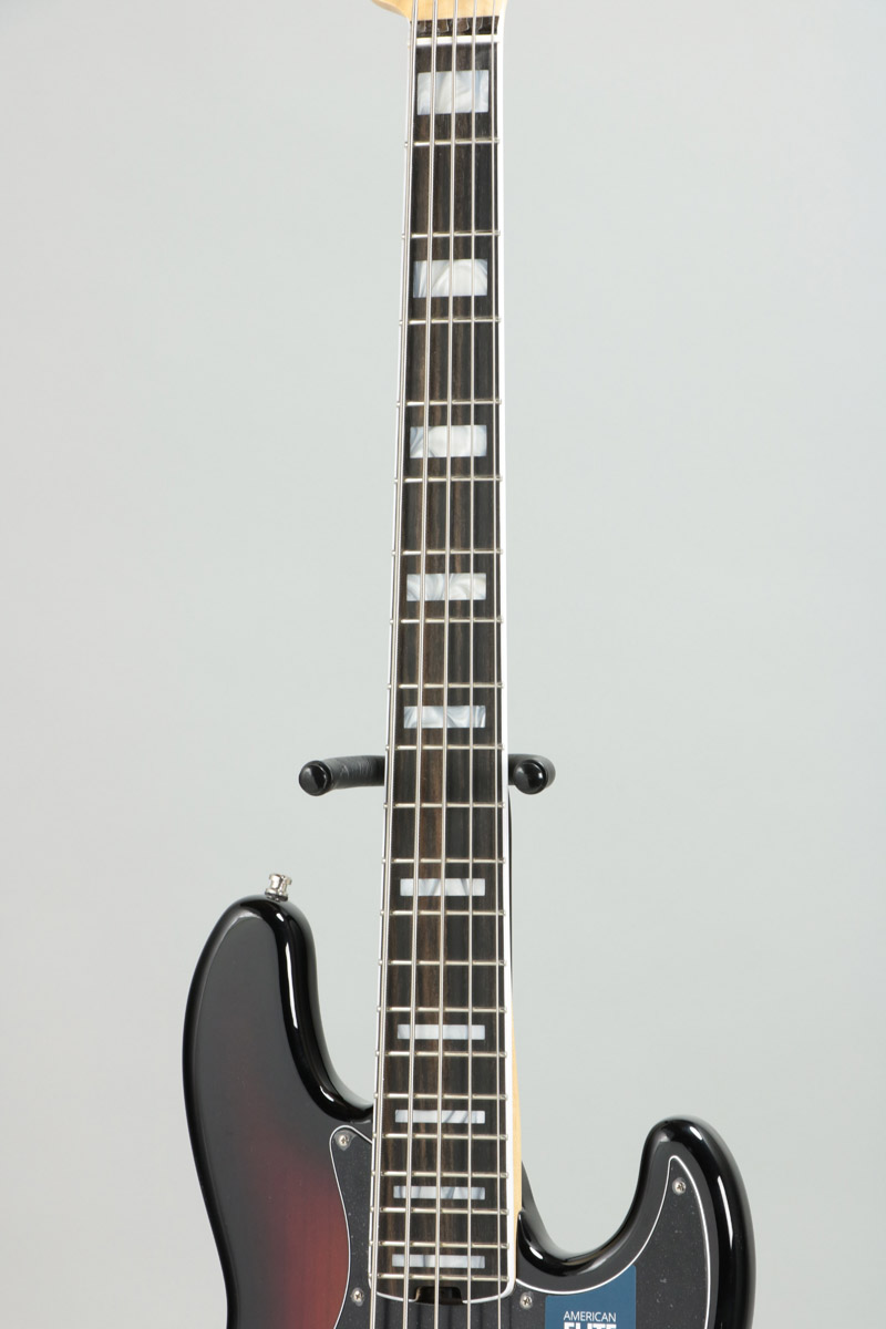 Fender USA / American Elite Jazz Bass V 3 Color Sunburst Ebony
