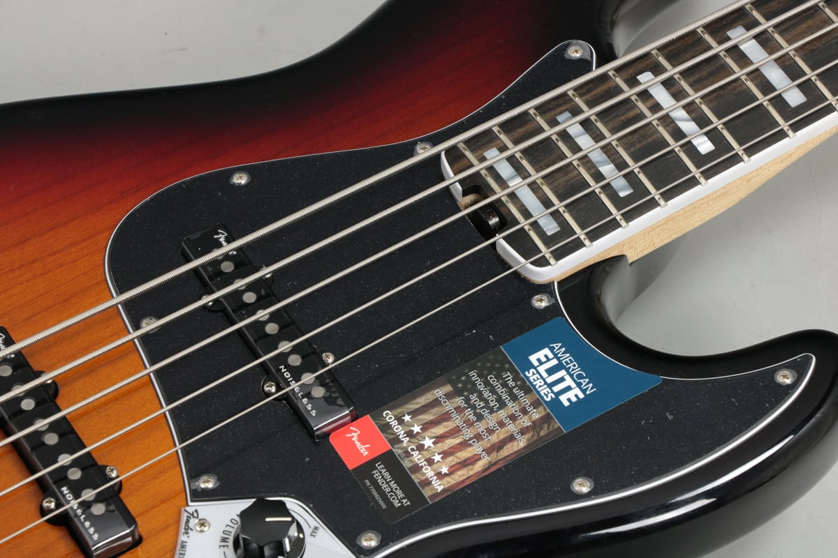 Fender USA / American Elite Jazz Bass V 3 Color Sunburst Ebony フェンダー 5弦