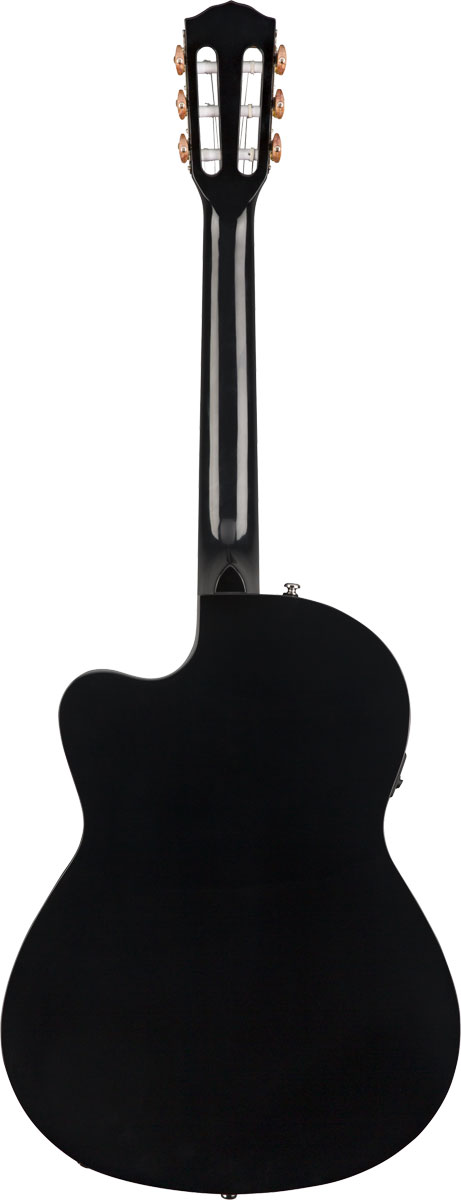 ギター FENDER CN-140SCE Nylon Thinline Black Fender CN-140SCE Nylon Thinline Black エレガットギター