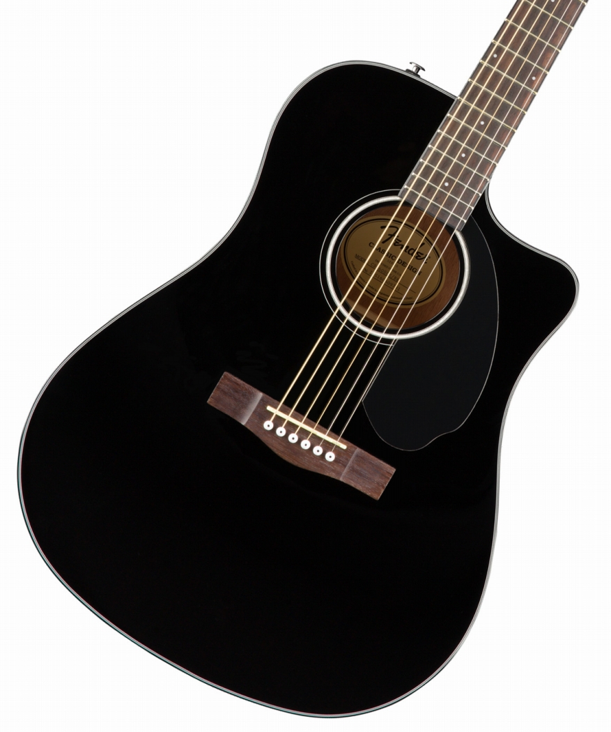 FENDER Acoustic / CD-60SCE Dreadnought Walnut Fingerboard Black