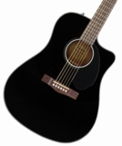 FENDER Acoustic / CD-60SCE Dreadnought Walnut Fingerboard Black ե ƥå 쥢  CD60SCE