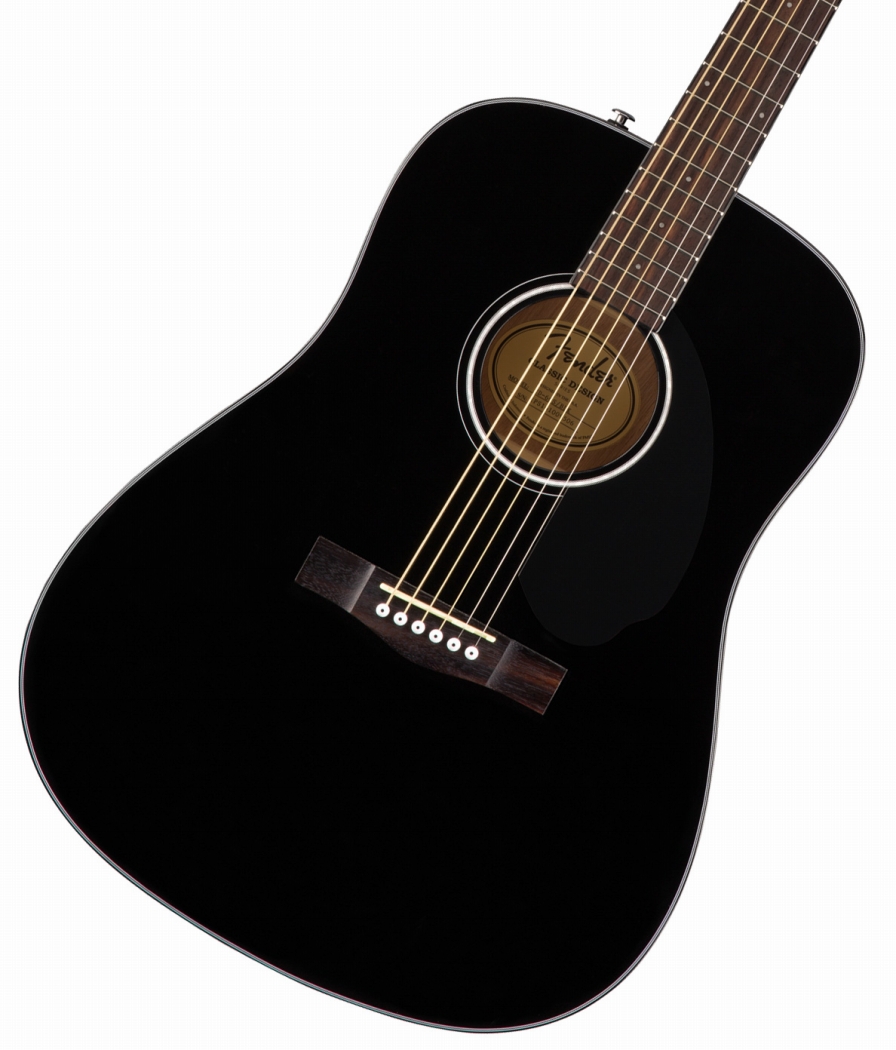 Fender Acoustic / CD-60S Dreadnought Walnut Fingerboard Black フェンダー  アコースティックギター アコギ フォークギター CD60S | イシバシ楽器