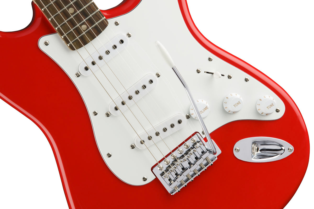 Squier Stratocaster レッド エレキギター Amazon.com: Fender Squier Debut Series Stratocaster Electric
