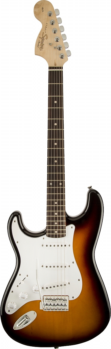 Squier レフティ Affinity ストラトキャスター サンバースト 左 Squier by Fender Affinity Series Stratocaster 3-Color