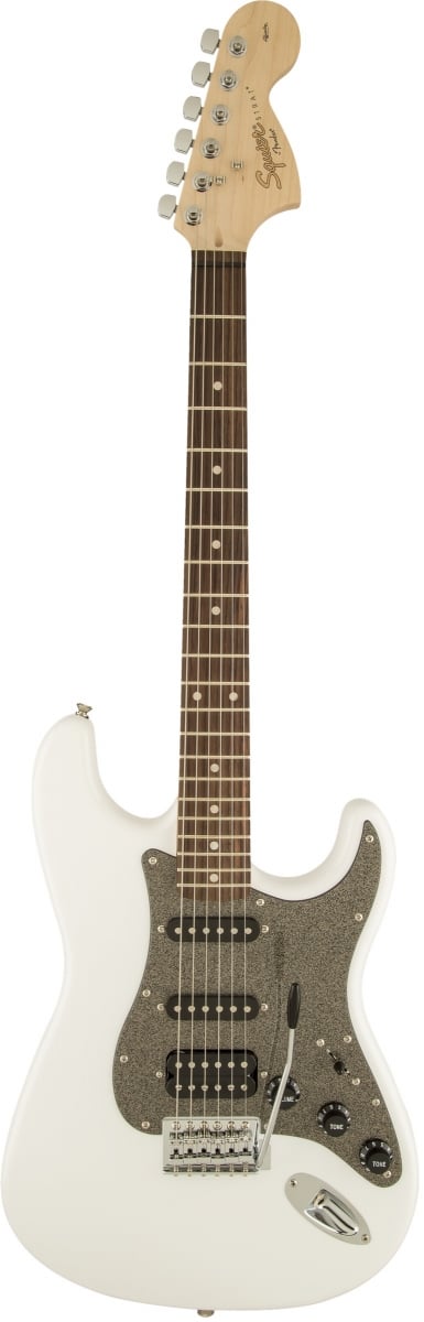 【美品】Squier ストラトキャスター HSS エレキギター本体 ホワイト Squier Affinity Series Stratocaster HSS Olympic White