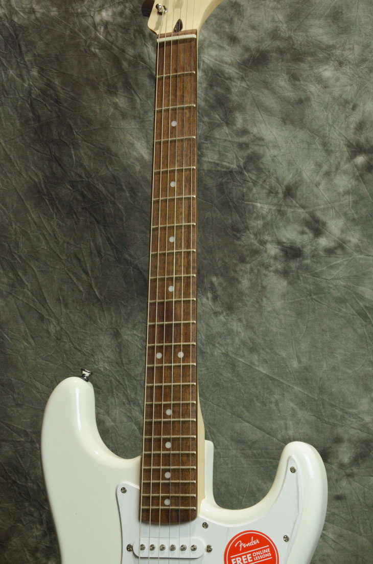 【美品】Squier ストラトキャスター HSS エレキギター本体 ホワイト Squier by Fender Classic Vibe '70s Stratocaster HT HSS
