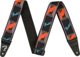 WEBSHOPꥢ󥹥Fender / Neon Monogram Strap Blue/Orange ե