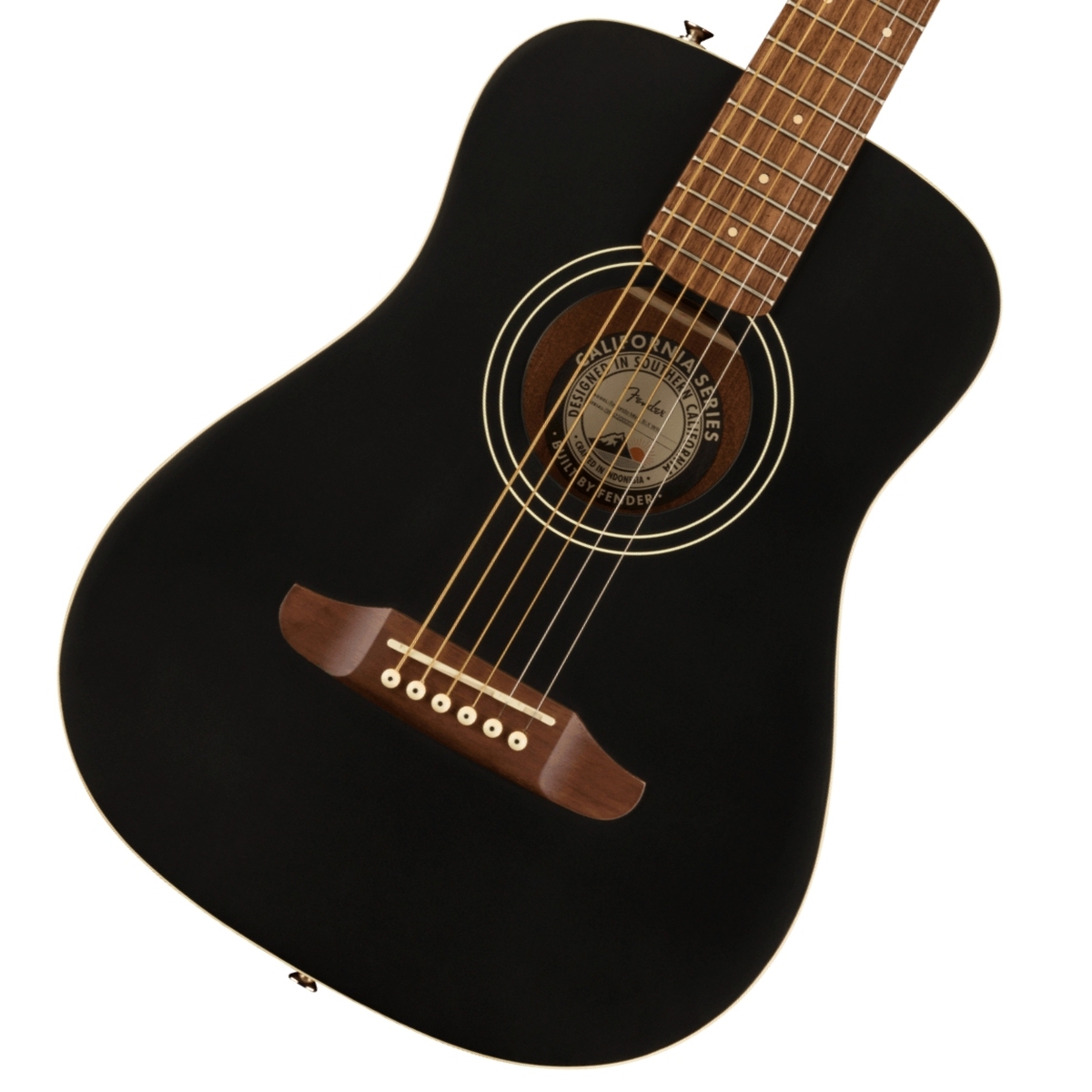 《FENDERアコギ爆安特価》Fender / FSR Redondo Mini Black ミニアコースティックギター フェンダー [限定カラー]