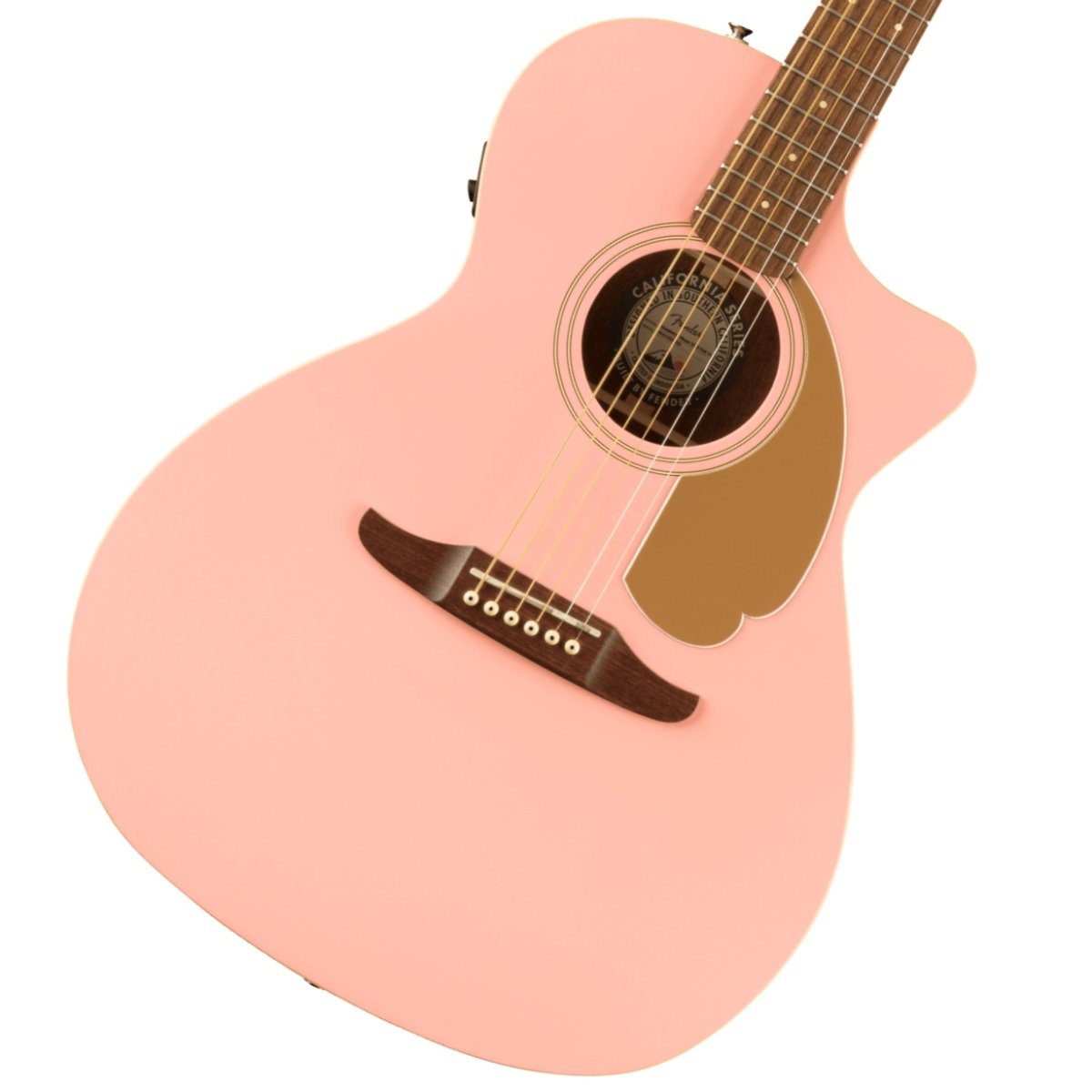 Fender Acoustic / FSR Newporter Player Walnut Fingerboard Shell Pink フェンダー  アコースティックギター アコギ エレアコ [限定カラー]