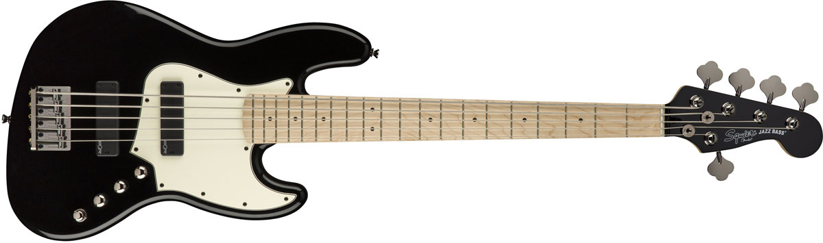 Squier by Fender / Contemporary Active Jazz Bass HH V Black