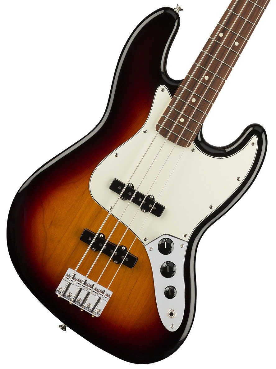 Player Series Jazz Bass 3-Color Sunburst Pau Ferro