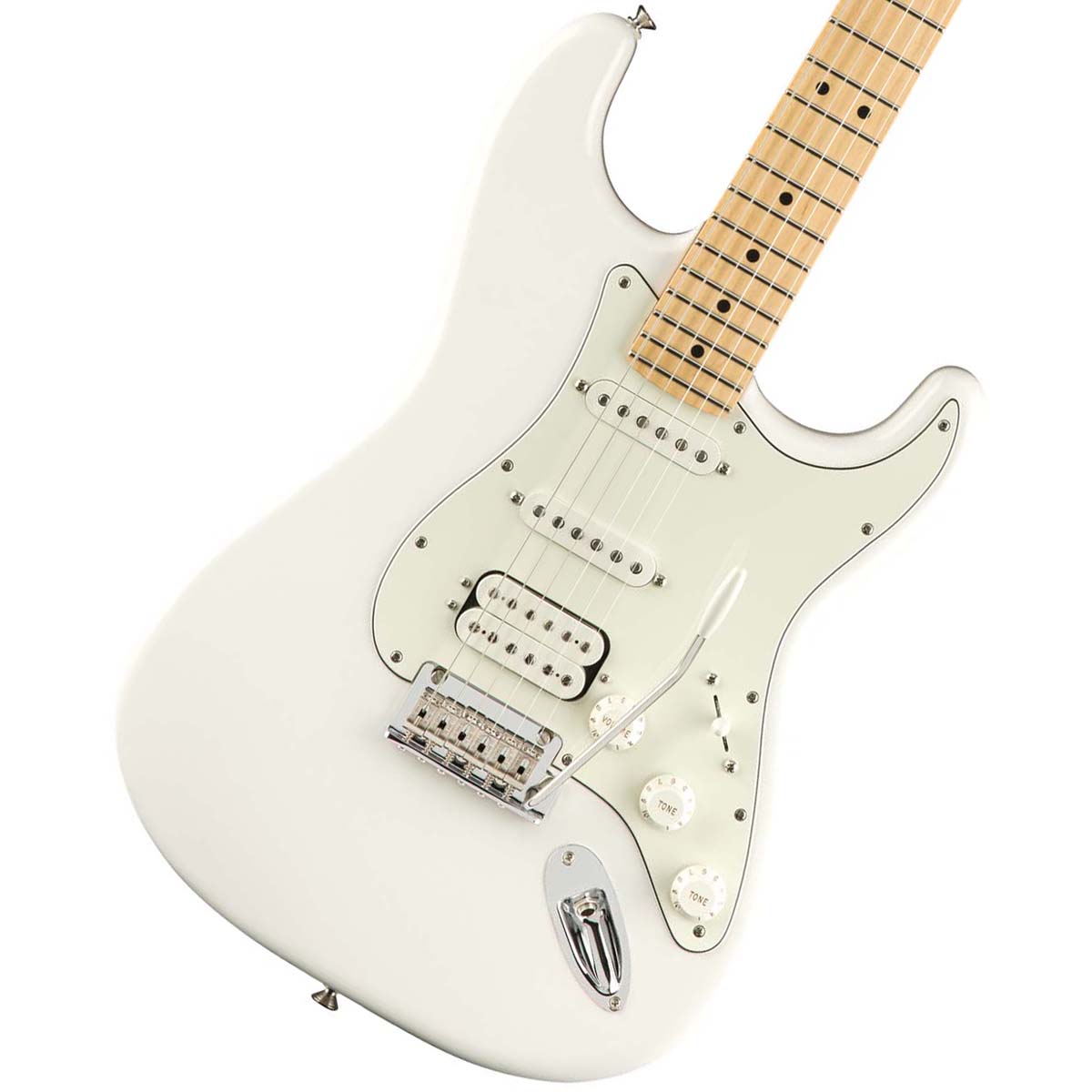 Player　Polar　Fender　Maple　Stratocaster　Series　White　HSS　イシバシ楽器