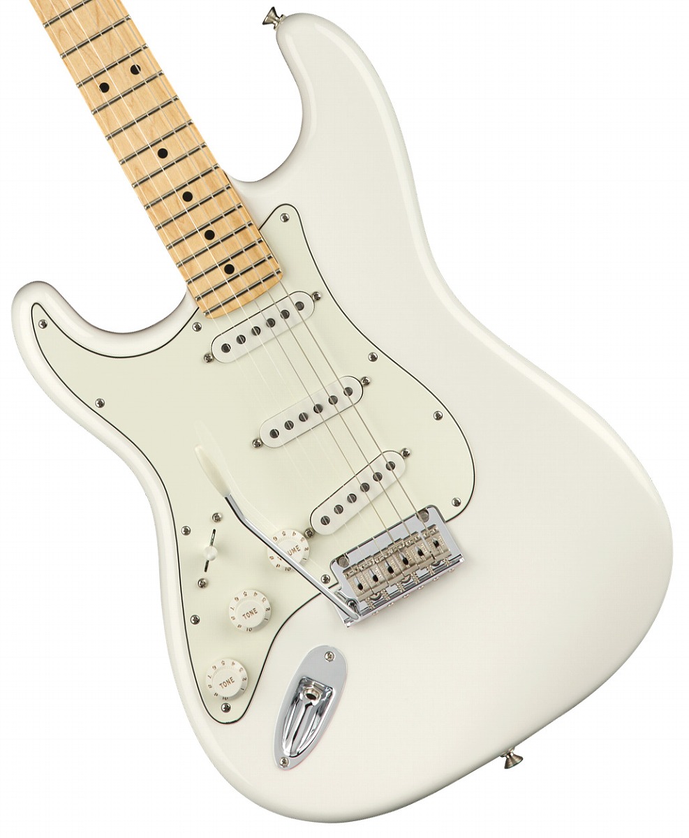 Fender / Player Series Stratocaster Left-Handed Polar White Maple ...