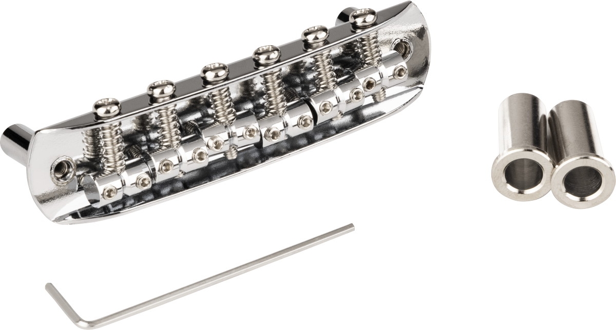 Fender / Mustang Fully-Adjustable Guitar Bridge Chrome