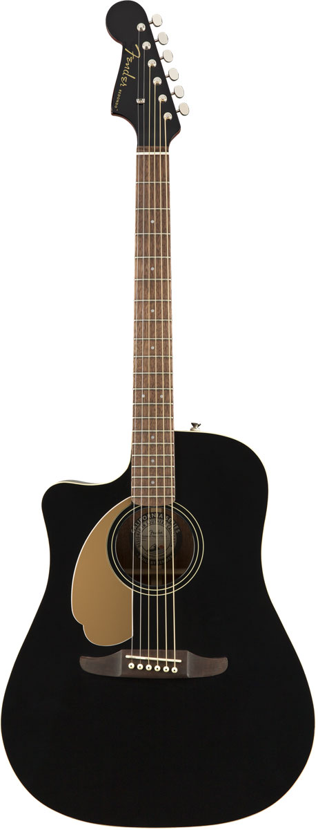 Fender Acoustic / Redondo Player LH LeftHand Walnut Fingerboard Jetty  Black 左利き用 フェンダー アコギ エレアコ