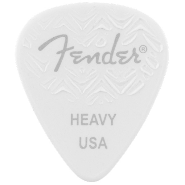 Fender Wavelength Celluloid Picks 351 Shape White, Heavy Pack フェンダー  [6枚入り] イシバシ楽器