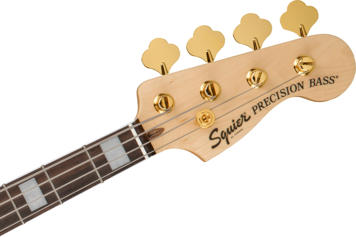 Bass　スクワイヤー　40th　Edition　Fingerboard　Laurel　Anniversary　Anodized　Black　Pickguard　イシバシ楽器　Squier　Gold　Precision　Gold