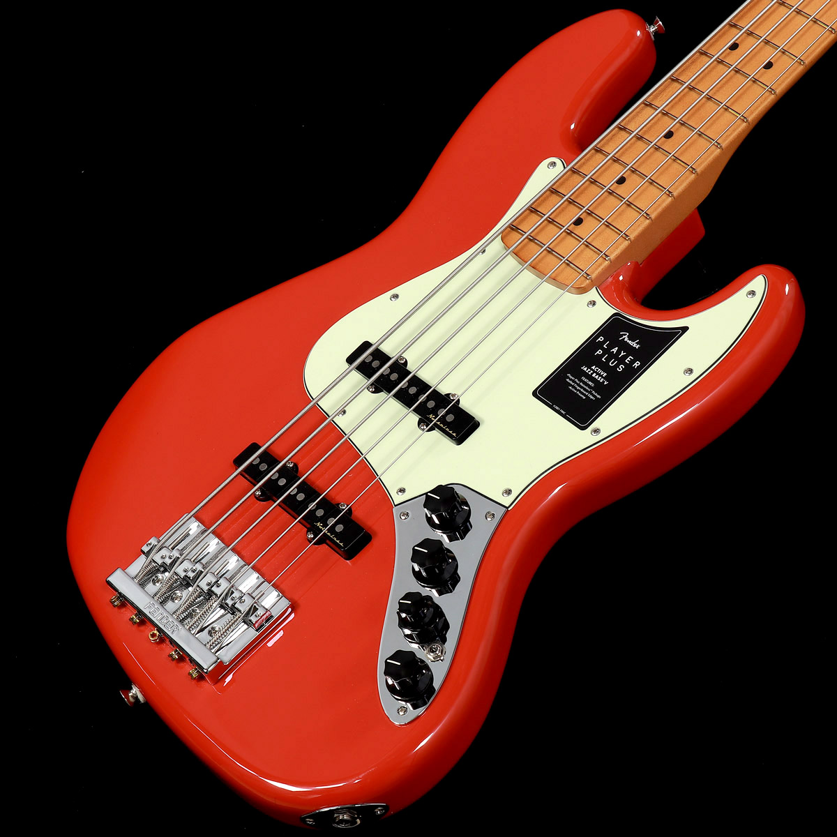 Fender / Player Plus Jazz Bass V Maple Fiesta Red[特典付き][5弦