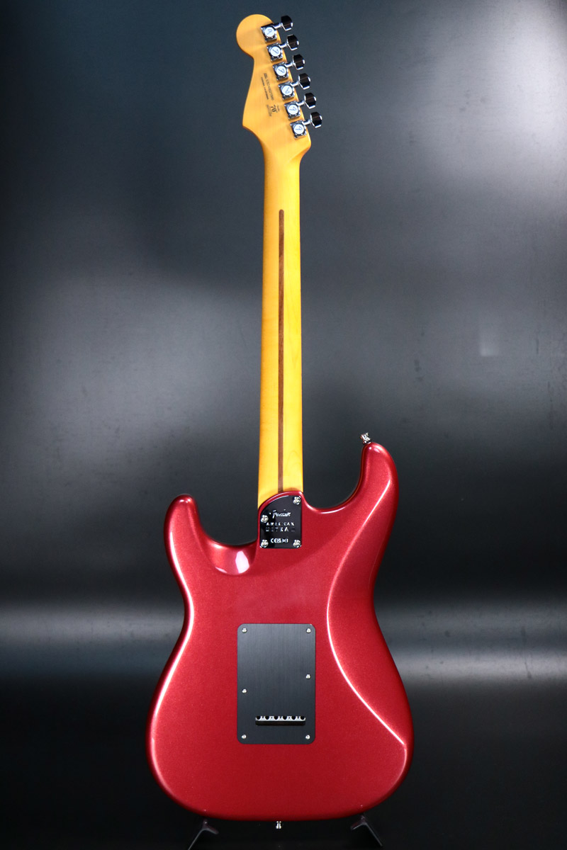 ストラトタイプ完動品！ Fender / American Ultra II Stratocaster Maple Sinister Red