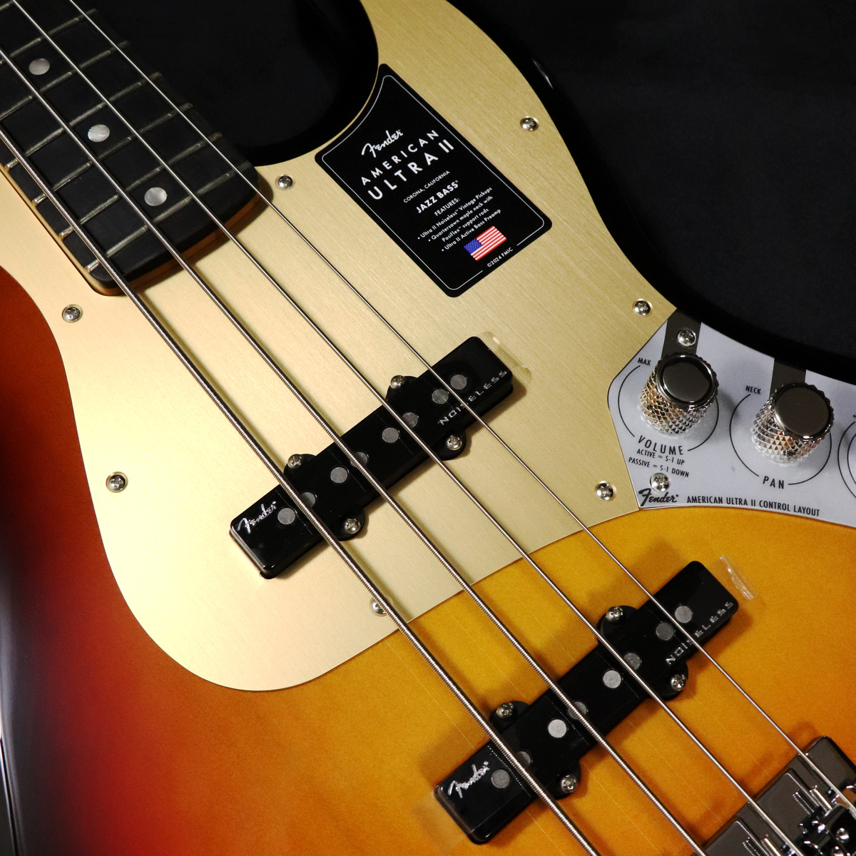 Fender / American Ultra II Jazz Bass Ebony Fingerboard