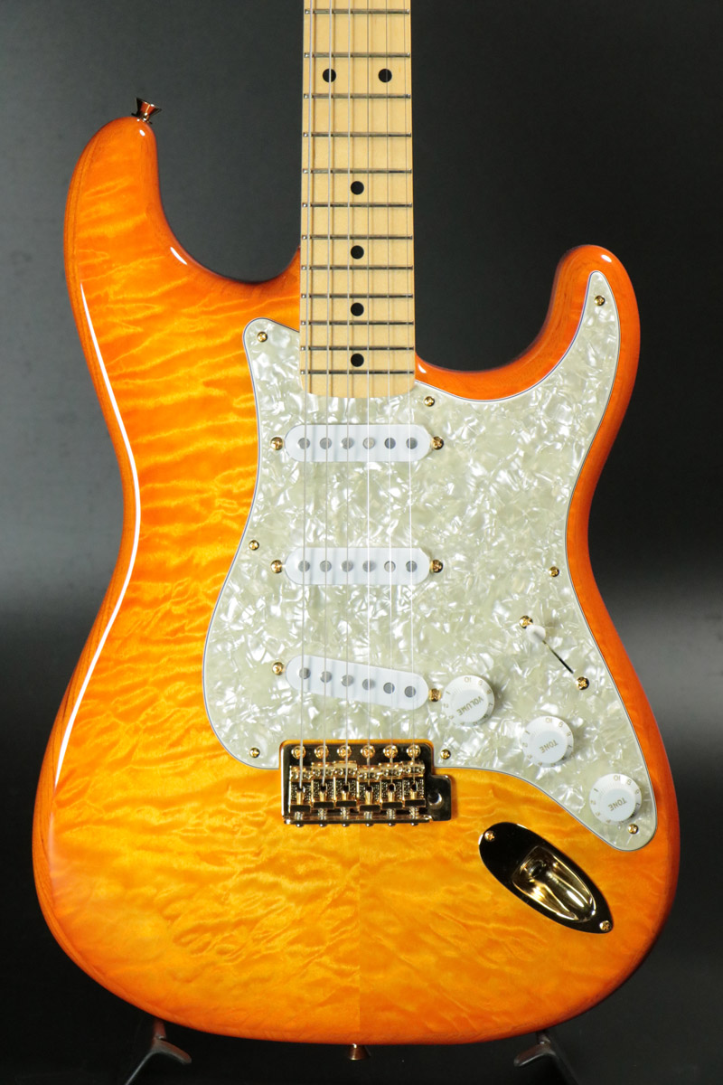 た*ー様 fender stratoacasterモディファイ品 Fender MEX Player II Modified Stratocaster (Sunshine Yellow