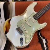 Fender Custom Shop / 1960 Stratocaster Heavy Relic Aged Olympic White over 3-Color SunburstS/N:CZ568853