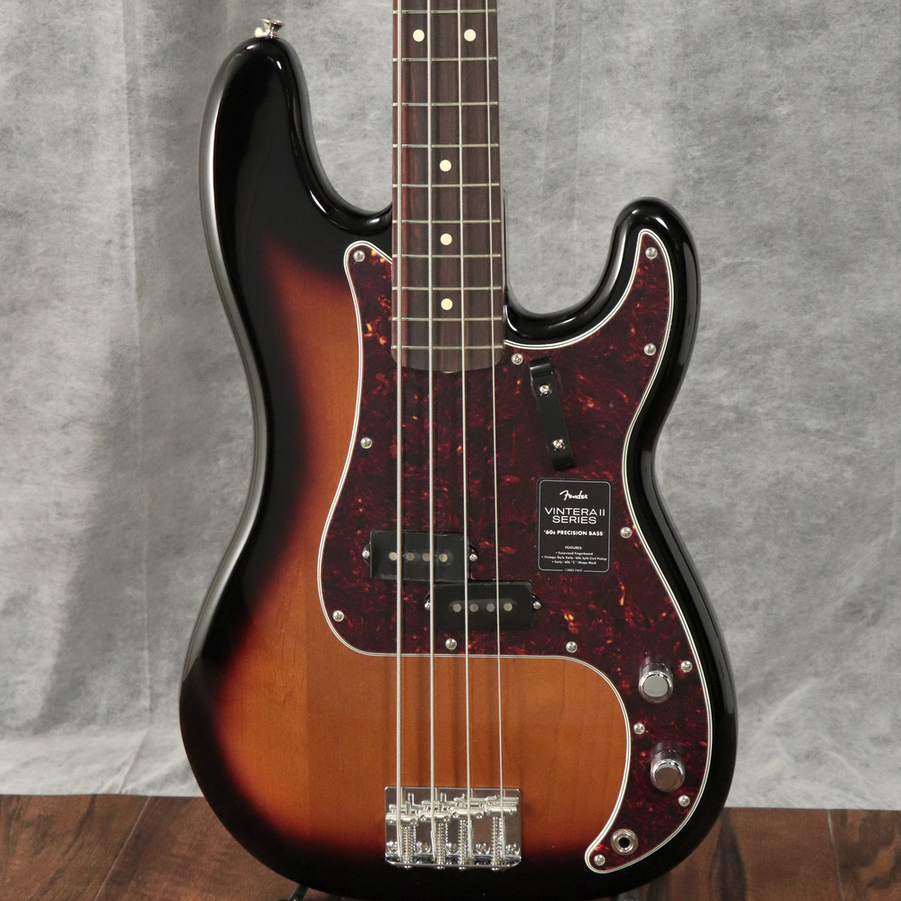 イシバシ楽器　Precision　Fender　Vintera　60s　3-Color　Rosewood　【S/N　II　Bass　Sunburst　Fingerboard　MX23083144】【梅田店】