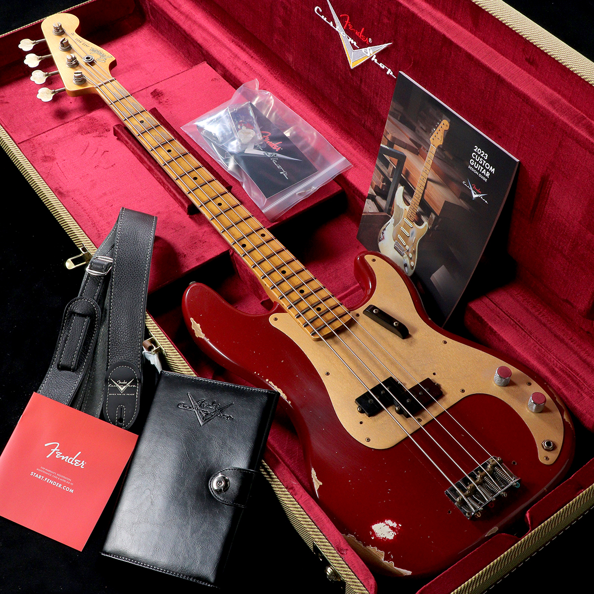 Fender Custom Shop / Limited Edition P-jazz Bass Relic, Aged Cimarron Red(重量:4.10kg)【S/N:CZ579669】【渋谷店】《FC-SALE渋谷》