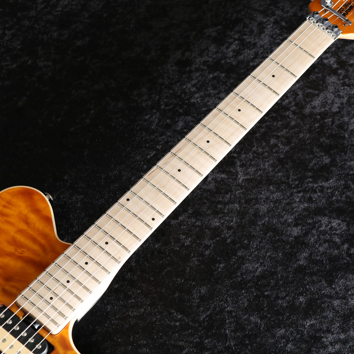 ギター t T's Guitars Arc-Singlecut22 Hollow 5A Exotic Flame/Custom