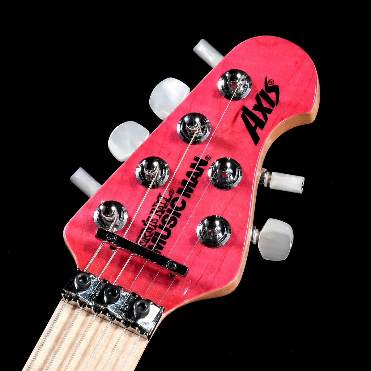 Music Man / KID Limited AXIS Trans Pink Quilted Maple Top