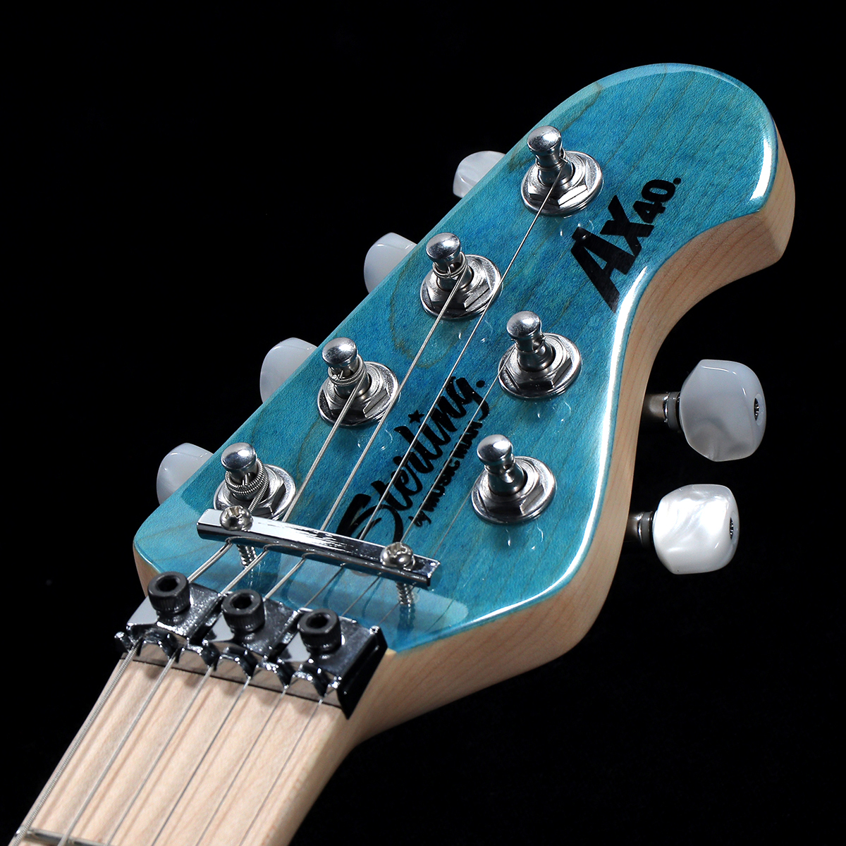 MUSICMAN AXIS EX Blue 訳アリ Sterling by MUSIC MAN SBMM AX40-TBL-M （Trans Blue) JAPAN