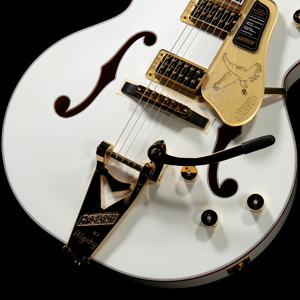 ホワイトファルコンタイプ フルアコ Bigsby ゴールドパーツ コンポーネント ホワイトファルコンタイプ フルアコ Bigsby ゴールドパーツ