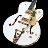 Gretsch / Falcon Hollow Body with String-Thru Bigsby and Gold Hardware Ebony Fingerboard White S/N:JT25082768